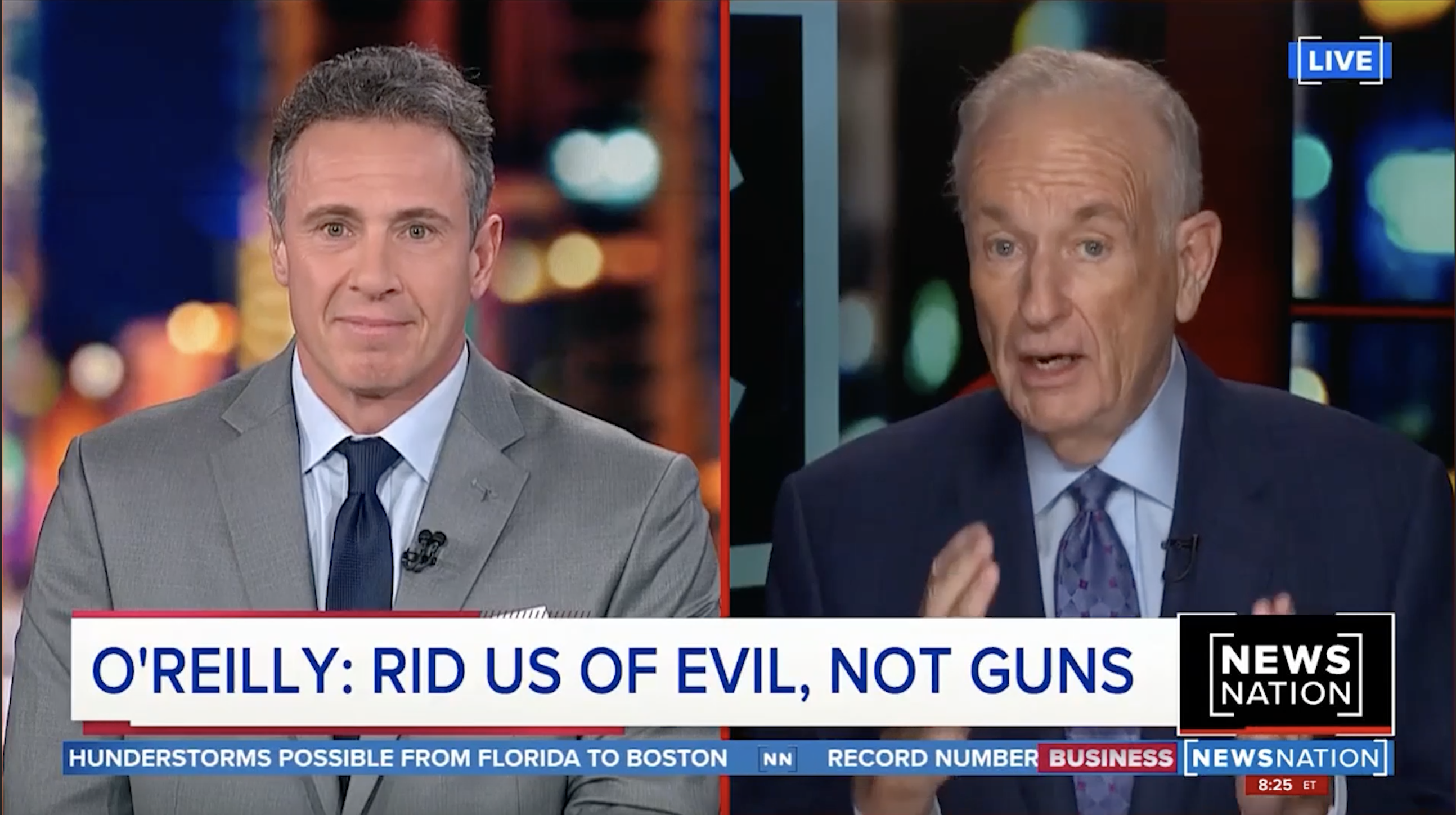 O'Reilly Talks Evil, Gun Violence on 'CUOMO'